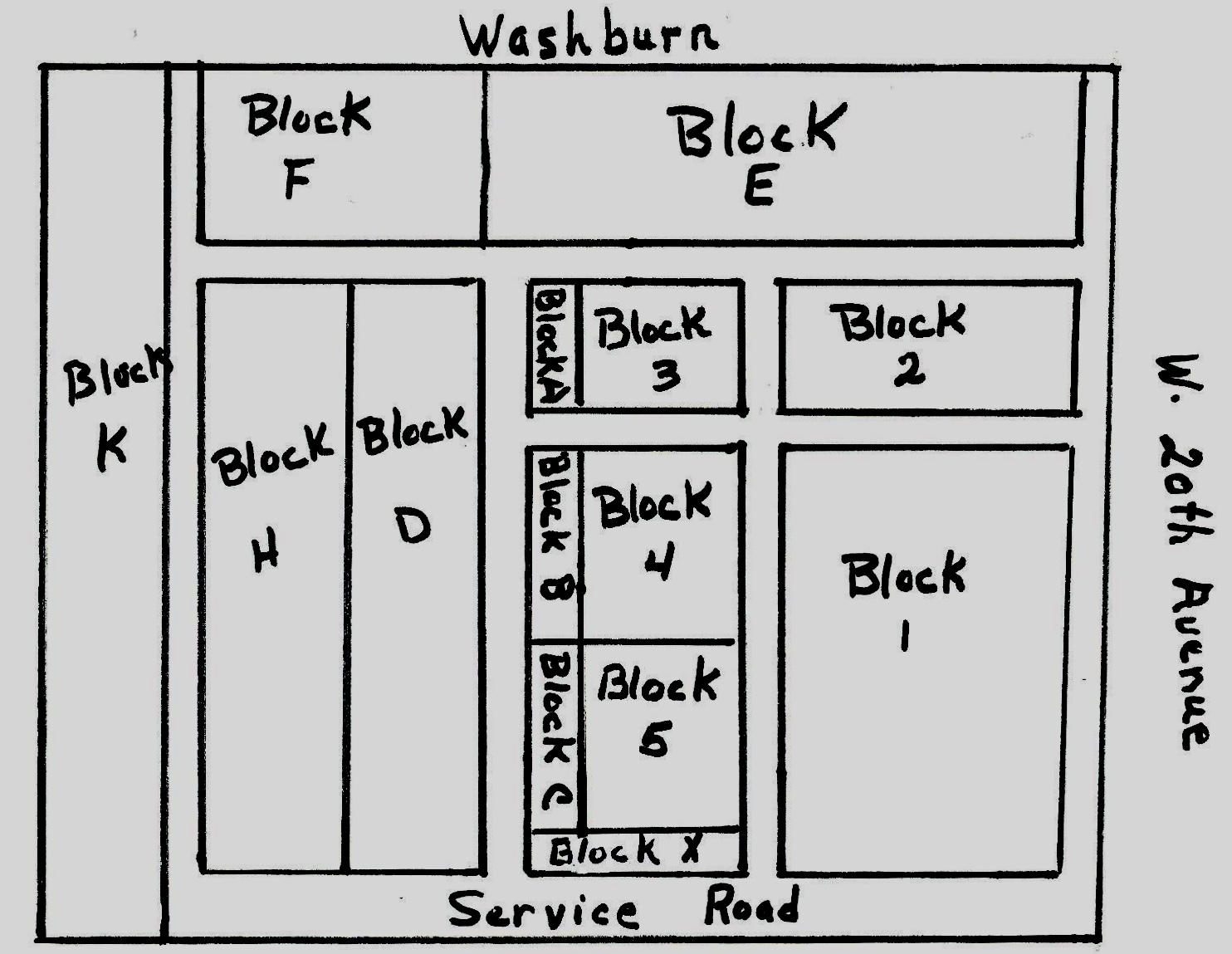 Ellenwood Cemetary Map